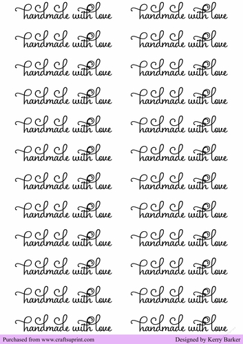 Handmade With Love - Captions for Selling Your Cards