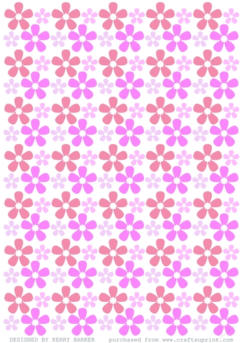 Emily Flowers Background Sheet
