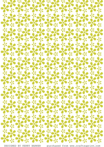 Emily Meadow Flowers Background Sheet