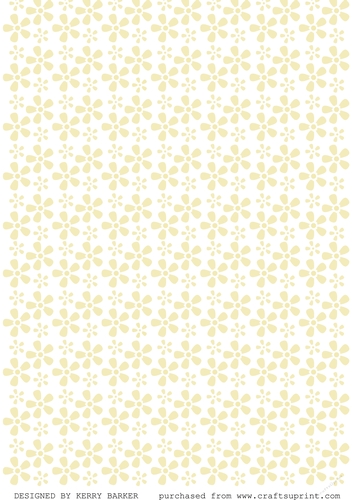 Emily Meadow Flowers Background Sheet