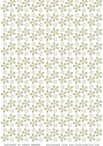 Emily Meadow Flowers Background Sheet