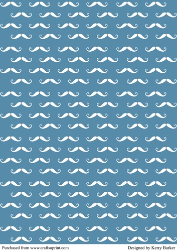 Moustache Background Paper