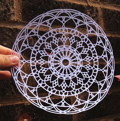 Mandala / Doily SVG Cutting Template (new design - No. 3)