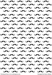 Moustache Background Paper