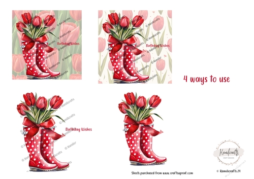Wellies and Tulips