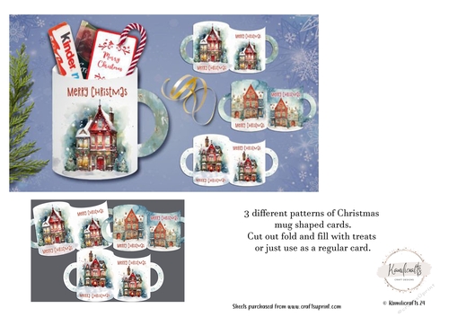 Christmas Mug shaped cards