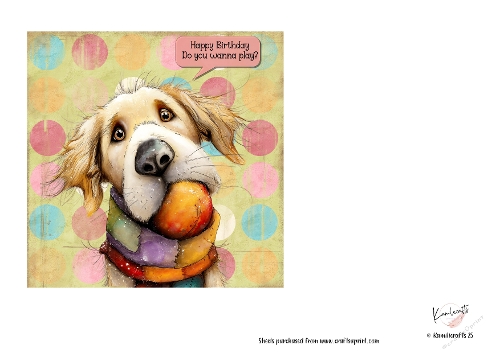 Funny Goldie Card