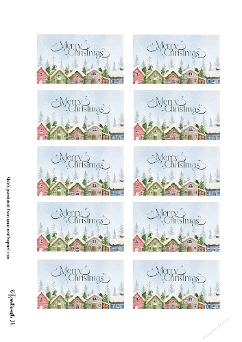 Christmas gift tags