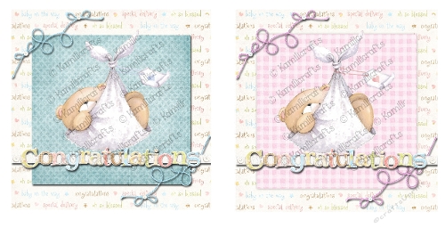 New baby cards boy and girl