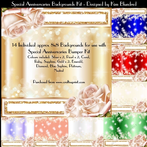 Special Anniversaries - Backgrounds Bumper Kit
