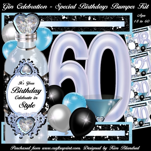Gin Celebration - Special Birthdays 18 to 60