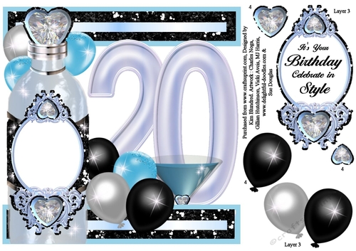 Gin Celebration - Special Birthday - 20th