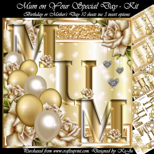 Mum on Your Special Day - Mothers Day or Birthday