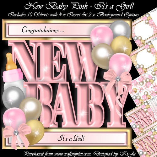 New Baby Pink - Its a Girl!