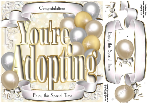 Youre Adopting - Gold & Silver