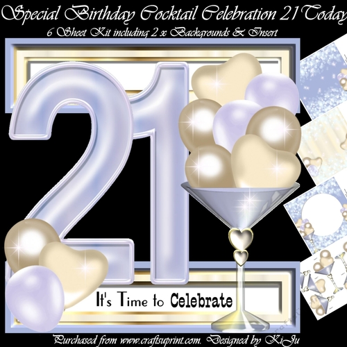 Special Birthday Cocktail Celebration 21Today