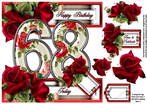Special Ages Floral - 68 Today