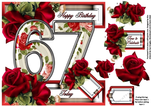 Special Ages Floral - 67 Today