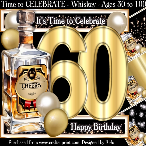 Time to CELEBRATE - Whiskey - Special Ages Bumper Kit
