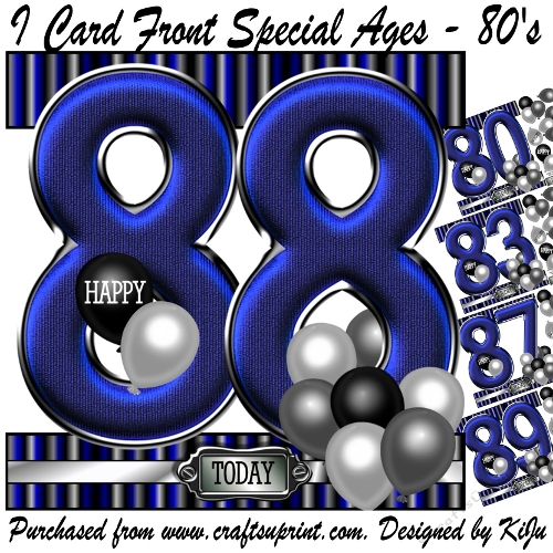 I Card Front Special Ages - 80s Bumper Kit