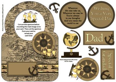The World to Me Circle Top Aperture Card