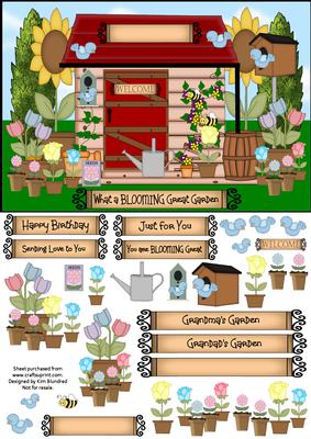 Whose Garden is It? Personalise a Text Plate Card.