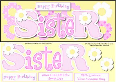 Sister Have a Blooming Great Day Large Dl