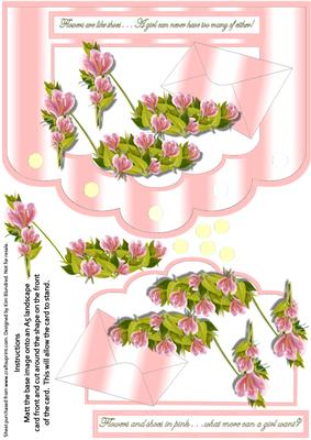 Flowers & Shoes, What Every Girl Wants, Scalloped Card Front
