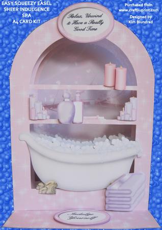 Sheer Indulgence Spa A4 Easy Squeezy Easel Kit