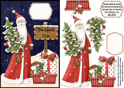 Santas Getting Ready for Christmas