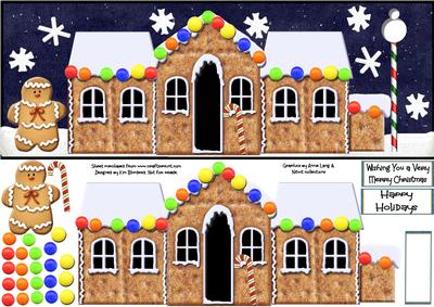 Christmas Candy Town Large Dl