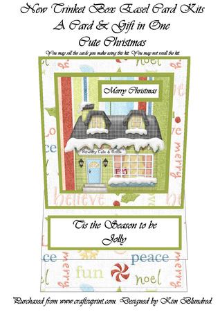 New Trinket Box Easel Card - Cute Christmas 2