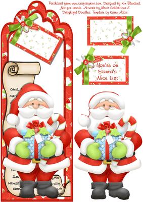 You're on Santa's Nice List - Large Dl