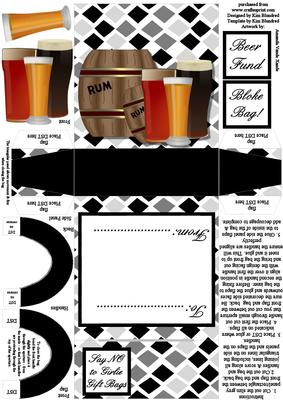 Single-sheet Trinket Bag - Beer Fund