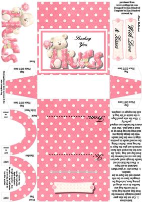 Single-sheet Trinket Bag - Hugs