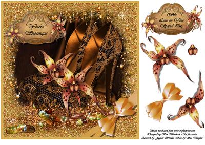 Shoenique 8x8 Topper & Decoupage