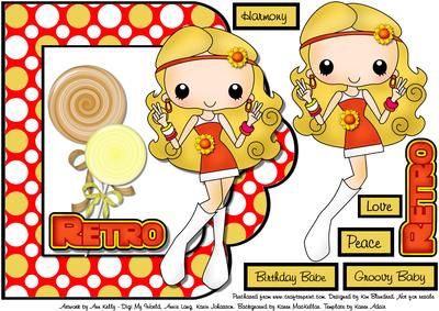 Retro Chic Double Scallop 8x8 Topper