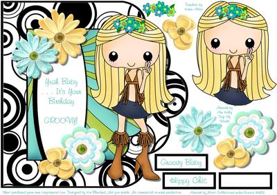 Groovy Chic Double Scallop 8x8 Topper