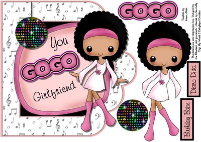 You Gogo Girl - Double Scallop Edge Topper