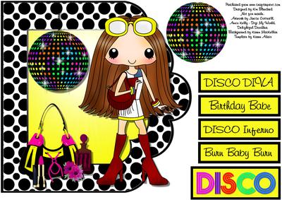 Disco Inferno Double Scallop Topper