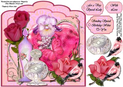 All Things Bright & Beautiful Double Scallop Topper