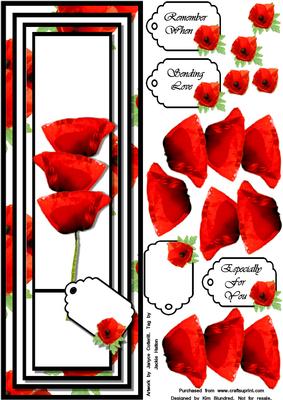 Perfect Poppies - Large Dl