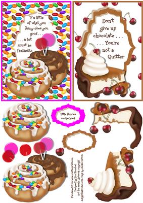 A6 Recipe Book/card Front 3