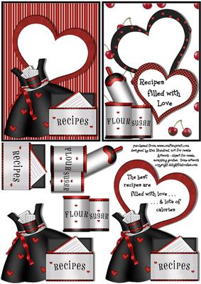 A6 Recipe Book/card Fronts 5