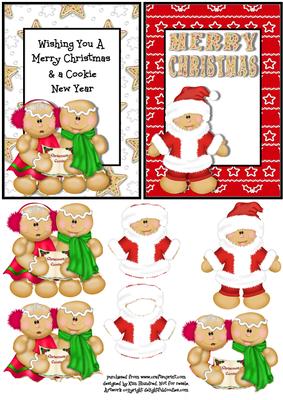 A6 Recipe Book/card Front Christmas 1