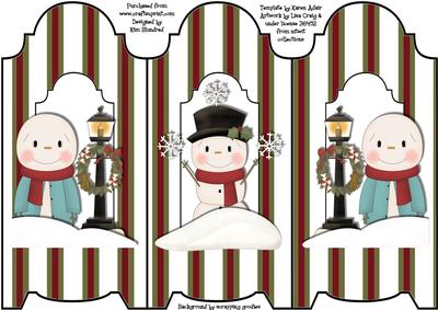 Winter Friends Trifold Card - Snowmen