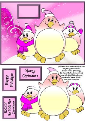 Perfect Pink Penguins - Rockin' the Pink