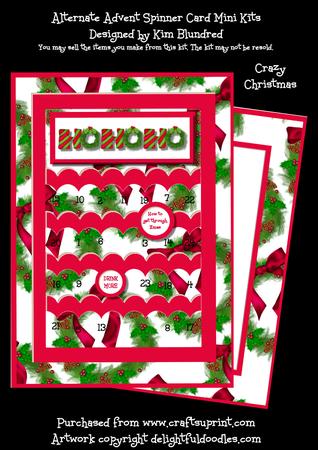 Crazy Christmas - Alternate Advent Slider Card