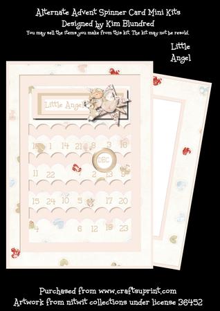 Little Angel - Alternate Advent Slider Card