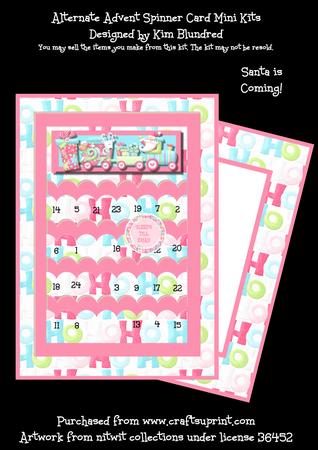 Santa is Coming - Alternate Advent Slider Card